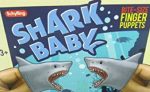 Schylling SC-SBFP Shark Baby Finger Puppet. Assorted Designs and Colours